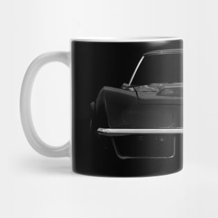 Chevy C3 Corvette - black Mug